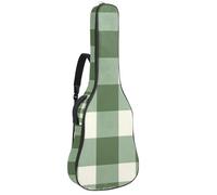 Royal Lily - Custodia per chitarra acustica con sfondo blu, 102 cm, 106,7 cm, con doppia tracolla regolabile e passante posteriore, Multicolore 05, 42.9x16.9x4.7 in, Zaino casual