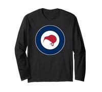 Royal New Zealand Air Force Roundel NZ Kiwi Maglia a Manica