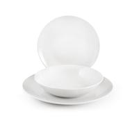 Royal Norfolk Venus Servizio Tavola, 18 Piatti, Porcellana, Bianco