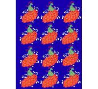 Royal Peacock Pattern Notebook: A4 Lined Notebook with Traditional Indian Art Design (120 Pages, Matte Finish)