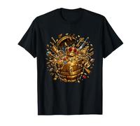 Royal Pirate Treasure Forziere Corona Gioielli Bottino Maglietta