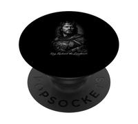 Royal Portrait Re Riccardo Cuor di Leone Medievale PopSockets PopGrip Adesivo