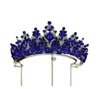 Royal Purple Crystal Queen - Corona di strass per spettacoli e matrimoni(Blue)