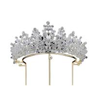 Royal Purple Crystal Queen - Corona di strass per spettacoli e matrimoni(White)