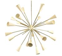 Royal Retro Sputnik Lampadario Da Soffitto Bianco Off Cone