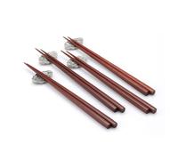 Royal Selangor 4 Gentlemen Collection Pewter Chopsticks and Rests Set Silver
