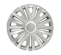Set 4 copricerchi universali 14'' ABS verniciatura doppio strato Royal Silver