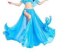 ROYAL SMEELA Gonna di Moda Azzurra con Gonna a Danza del Ventre da Donna