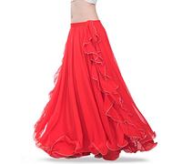 ROYAL SMEELA Gonna Lunga per Danza del Ventre Donna - Costume Pratica Abbigliamento Gonnellino Danzatrice