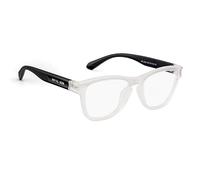 ROYAL SON RS2020 Retrò Occhiali Retrò Occhiali Quadrati Bloccanti Luce Blu Anti UV Occhiali Computer Uomo Donna Taglia L, Lente trasparente C9, cornice trasparente, 58mm