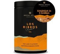 Royal Spice Los Ribbos BBQ Spezia 300 g - tocco messicano con magnifica nitidezza in vero jalapenos ideale per riccioli e ali di pollo, pollame e maiale - Affilatura fruttata ed erbe aromatiche