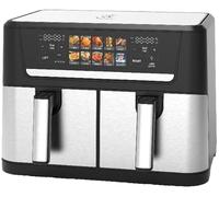 Royal Swiss Air Fryer Cecofry&Grill Duoheat 10000. Friggitrice ad aria senza olio 12L, Grill e Plancha, Doppia resistenza, 2800W, Cottura Rapida, Meno Grassi, Risultati Cossistenti