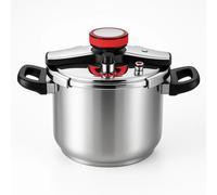 Royal Swiss Express Pentola a Pressione in Acciaio Inox | Pentola Rapida ad Alta Sicurezza | Adatta per Induzione, Gas, Vetroceramica ed Elettrica | Cucina Professionale