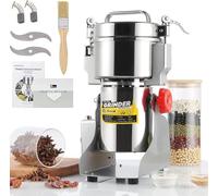 Royal Swiss Mulino per cereali elettrico, capacità 350 g, 1800 W