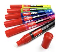 Royal Talens Amsterdam Pennarelli Acrilici Media 4Mm Kit Di Inizio Da 6