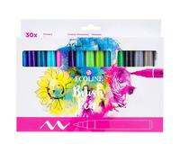 Royal Talens Ecoline Pennello Penna Liquido Acquerello Set IN Portafoglio