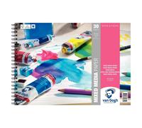 Royal Talens - Van Gogh A4 Wiro Misto Media Carta Pastiglia - 30 Fogli - 300gsm