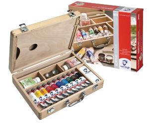Royal Talens - Van Gogh acrilico Art Set in custodia in legno - con acquerelli, Tavolozza e Pennelli,