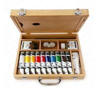 Royal Talens Van Gogh scatola di legno pittura dell'olio set & paper Block