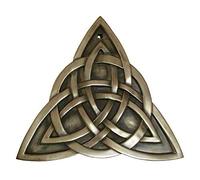 Royal Tara Targa da parete placcata in bronzo con nodo trinity e design celtico | Irish Home Housewarming Regali Souvenir Regali Decorazione Accessori