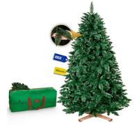 Royal Trees Albero di Natale artificiale 180 cm - Pino della foresta artificiale, realistico albero di Natale con 556 punte, albero di pino denso grande con robusto supporto in legno e pratica