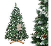 ROYAL TREES Albero di Natale artificiale, 220 cm, in pino di diamante con puleggia artificiale