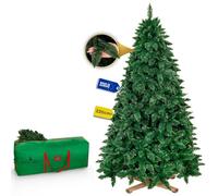 Royal Trees - Albero di Natale artificiale, 220 cm, pino silvestre artificiale, con 817 punte, albero di Natale folto, grande con robusto supporto in legno e pratica custodia