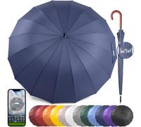 Royal Walk Ombrello Antivento Grande XXL da donna e da uomo Golf Umbrellas 120cm