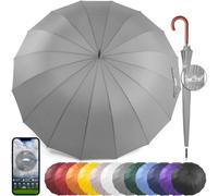 Royal Walk Ombrello Antivento Grande XXL da donna e da uomo Golf Umbrellas 120cm