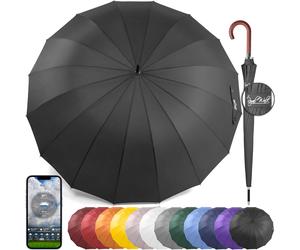 Royal Walk Ombrello Antivento Grande XXL da donna e da uomo Golf Umbrellas 120cm