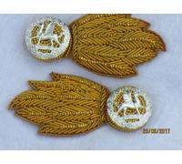 Royal Welsh Reggimento, Officer Collar Badges, Nr. 1 Dress, British Army