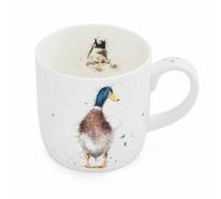 Royal Worcester Portmeirion Wrendale Designs Tazza in porcellana fine con anatra Guard Duck singola (, 11 once)