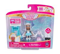Royale High Bambola alla moda Ice Fairy da 7,6 cm, 1 figura con 9 accessori alla moda, codice articolo virtuale incluso, serie 1, età 5+
