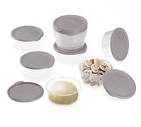 RoyalFay Contenitore per pizza Piccolo, 10 pezzi, con coperchio, colore viola soffice, per ingredienti, per fermentazione