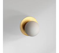 ROYALTECH Applique Aylin, color oro, Ø 15 cm, metallo, G9 ROYALTECH