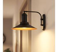 ROYALTECH Applique Lorato, nera, altezza 25 cm, metallo, E27 ROYALTECH