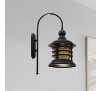 ROYALTECH Applique Nostalji, nera, altezza 48 cm, metallo, E27 ROYALTECH
