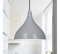 ROYALTECH Lampada a sospensione Adash, grigio, metallo, Ø 26 cm, E27 ROYALTECH