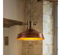 ROYALTECH Lampada a sospensione Augusta, rame/oro, Ø 40 cm, metallo ROYALTECH