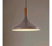 ROYALTECH Lampada a sospensione Chris, grigio/bianco, Ø 35 cm, metallo ROYALTECH