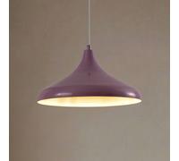 ROYALTECH Lampada a sospensione Claus, viola/bianco, Ø 35 cm, metallo ROYALTECH