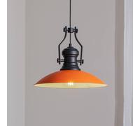 ROYALTECH Lampada a sospensione Fimda, arancione, Ø 41 cm, metallo, E27 ROYALTECH