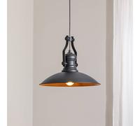 ROYALTECH Lampada a sospensione Fimda, nera, Ø 41 cm, metallo, E27 ROYALTECH