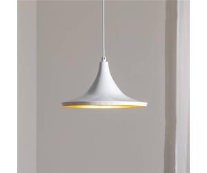 ROYALTECH Lampada a sospensione Genisy, bianco, Ø 31 cm, metallo, E27 ROYALTECH