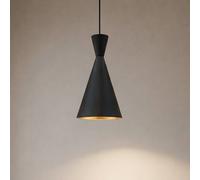 ROYALTECH Lampada a sospensione Glenora, nero, Ø 18 cm, metallo, E27 ROYALTECH