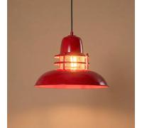 ROYALTECH Lampada a sospensione Lorenz, rosso, Ø 34 cm, metallo, E27 ROYALTECH