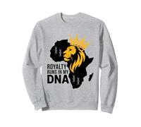 Royalty corre nel Mio Dna African Blood Legacy Black History Felpa