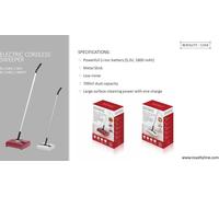 Royalty Line, Aspirapolvere CS402.1 Spazzatrice a batteria, Rossa