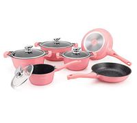 Royalty Line - Batteria da cucina per tutti i tipi di fornelli, colore: Rosa