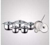 Royalty Line Batteria Di Pentole in acciaio inox 12 pezzi